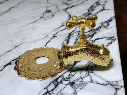 Handmade Moroccan Brass Faucet