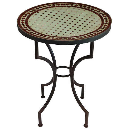 Mosaic Table D60 Brown-Rhombus