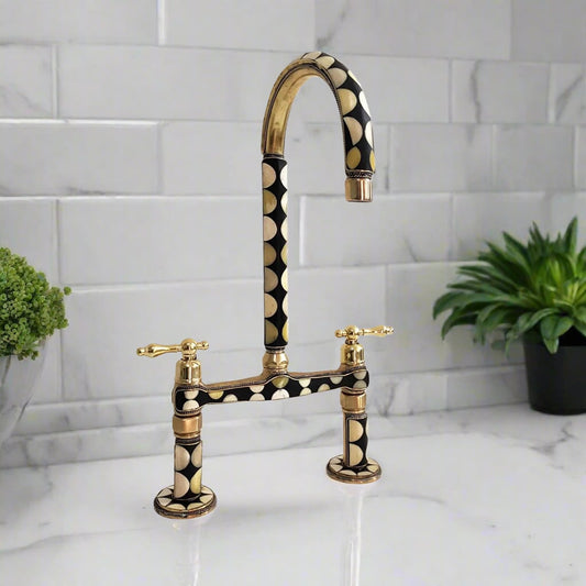 Unlacquered Brass Kitchen Faucet