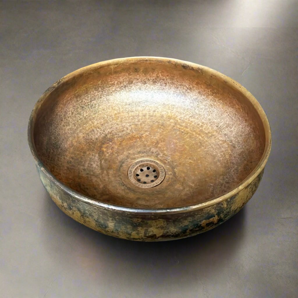 Hammered Copper Basin Sink