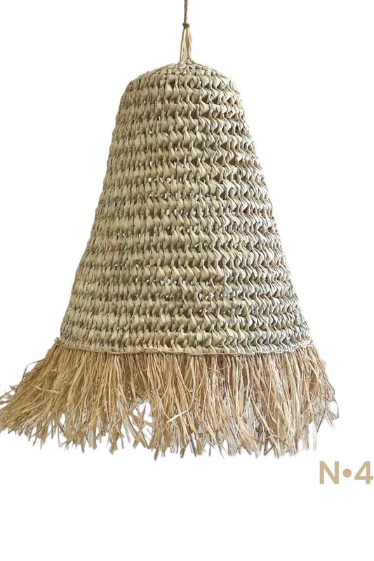 Raffia Fringe Pendant Light