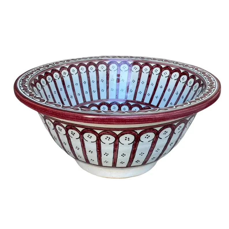 Moroccan Authentic Ceramic Bowl Sink