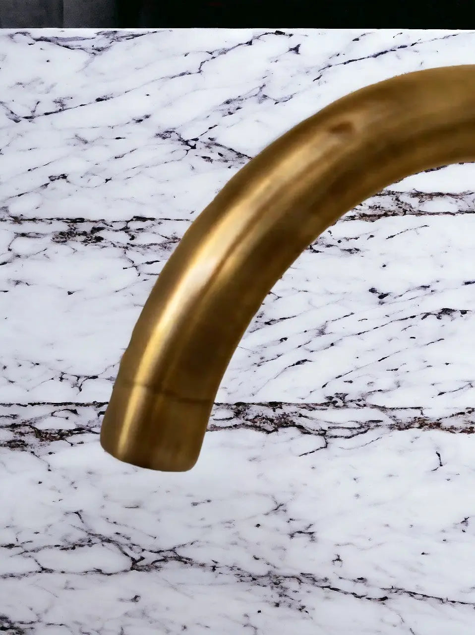 Versatile single-hole unlacquered Brass faucet #04