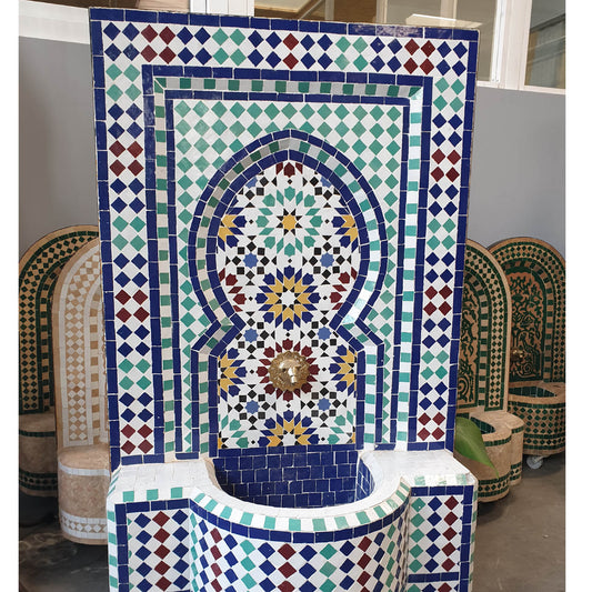 Mosaic Fountain Ratila Turquoise