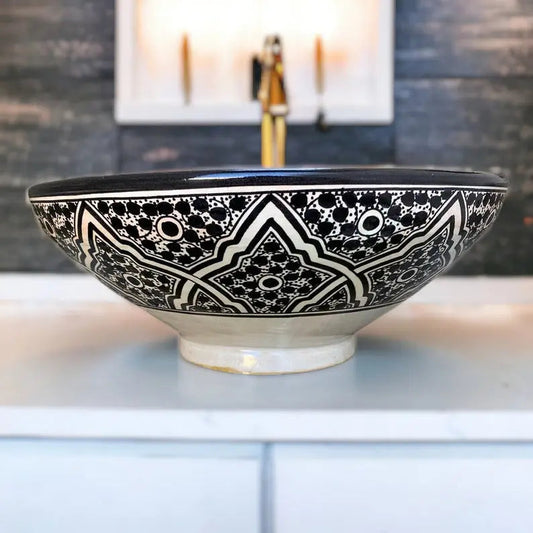 Hand-Painted Bathroom & Kitchen Sink