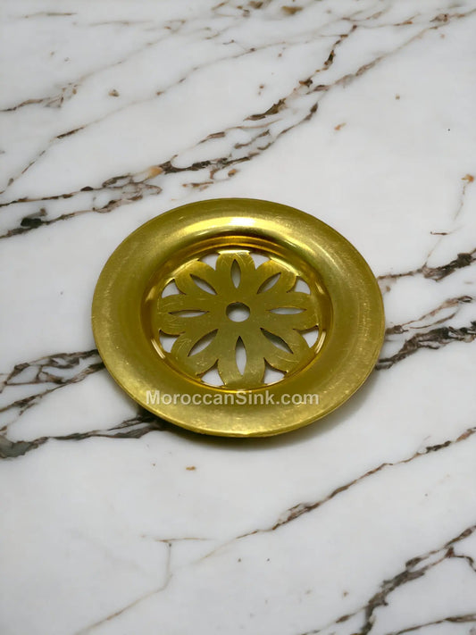 Moroccan BRASS Drain Waste For Moroccan Sink Model 5