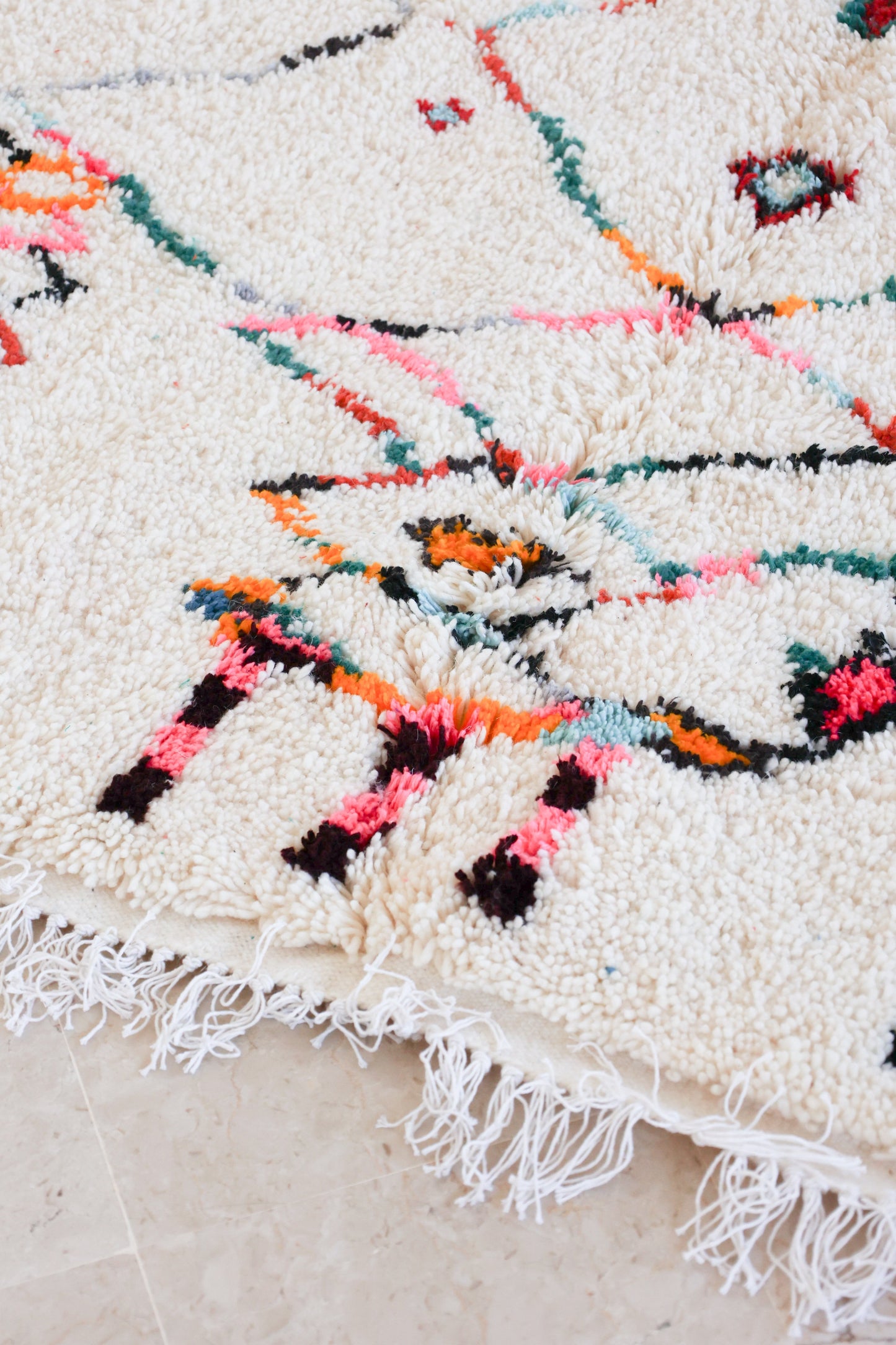 Tapis Blanc Berbere