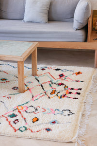 Tapis Blanc Berbere