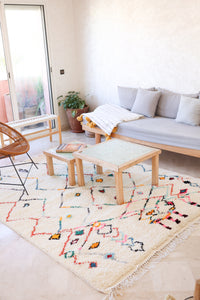 Tapis Blanc Berbere