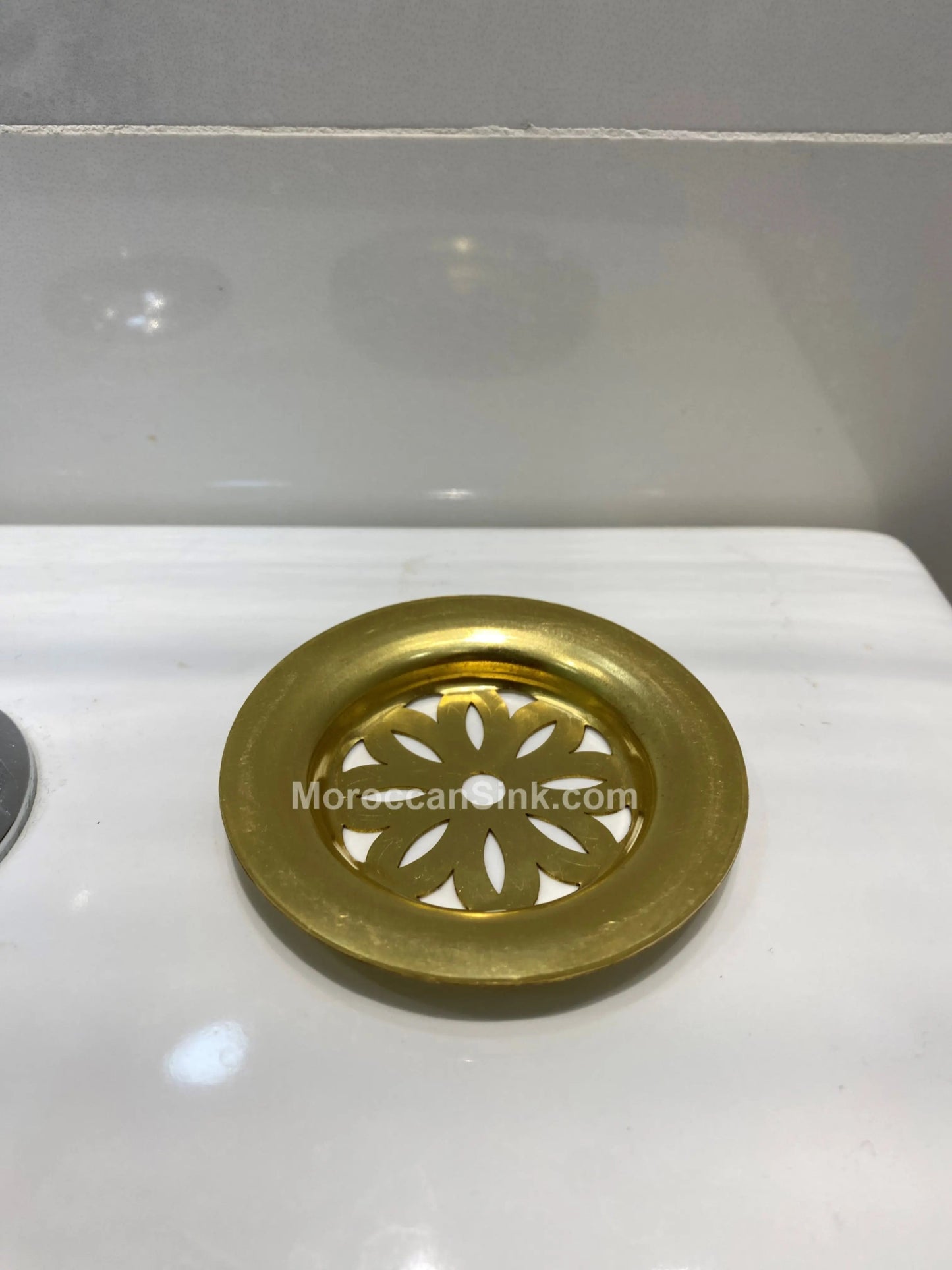 Moroccan BRASS Drain Waste For Moroccan Sink Model 5