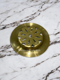 Moroccan BRASS Drain Waste For Moroccan Sink Model 5