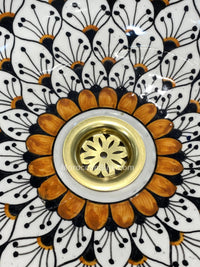 Moroccan BRASS Drain Waste For Moroccan Sink Model 5