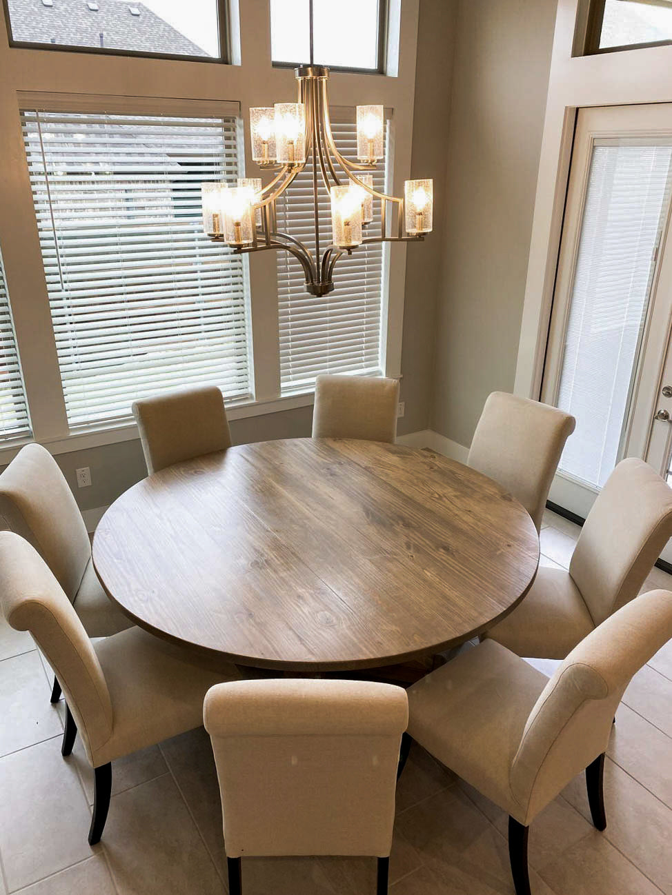 72" Extra Chunky Round Dining Table