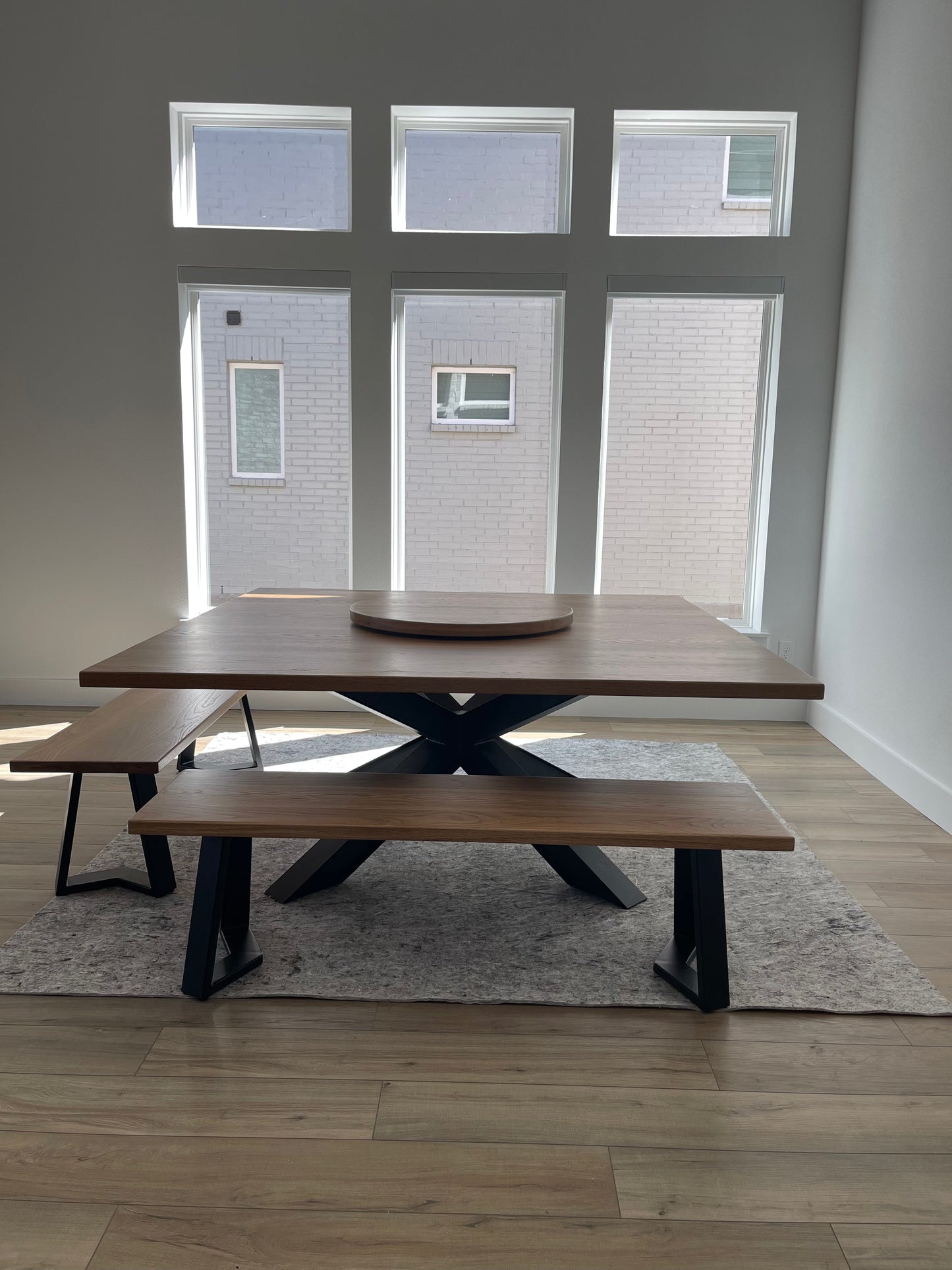 72” Spider Square Dining Table