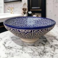 Round Hand Painted Kitchen Washbasin