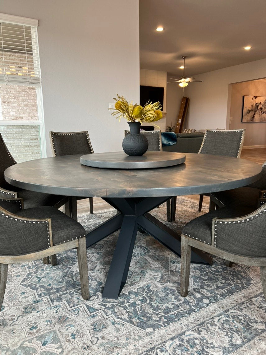 72" Spider Round Dining Table