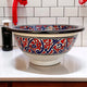Round Hand Painted Sink For Bathroom & Kitchen