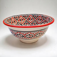 Round Hand Painted Ceramic Sink