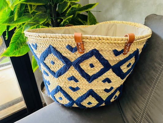 Raffia Bag, Raffia Basket, Natural Bag, Beach Bag, Handmade Bag, Morocco Bag, Moroccan Basket, Crossbody Bag, French Basket, Summer Bag