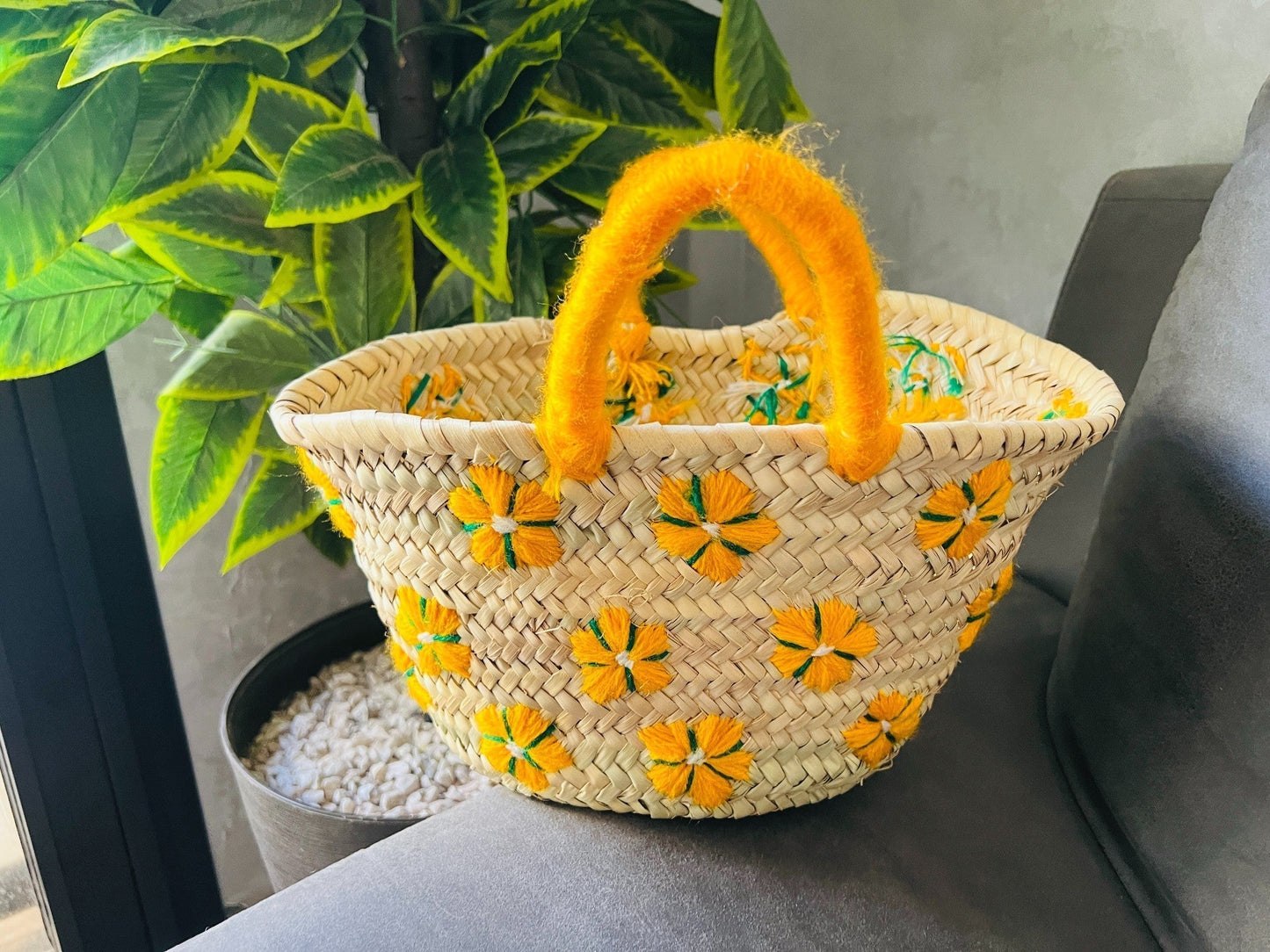 50% Off STRAW BAG Handmade, French Market Basket, french market bag, Straw basket, french basket, grocery market bag