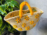 50% Off STRAW BAG Handmade, French Market Basket, french market bag, Straw basket, french basket, grocery market bag