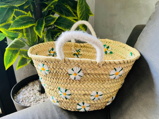 Small Straw Basket Bag, Straw Basket Bag, Straw Basket Bag, Morocco Straw Bag, Summer Bag, French Basket, Moroccan Basket