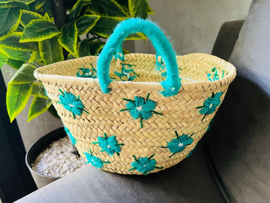 Raffia Bag, Raffia Basket, Natural Bag, Beach Bag, Handmade Bag, Morocco Bag, Moroccan Basket, Crossbody Bag, French Basket, Summer Bag
