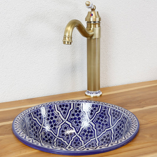 Hand-painted sink