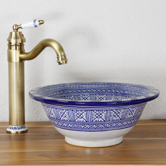 Countertop washbasin round