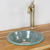 Round washbasin