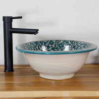 Countertop washbasin round 40 cm