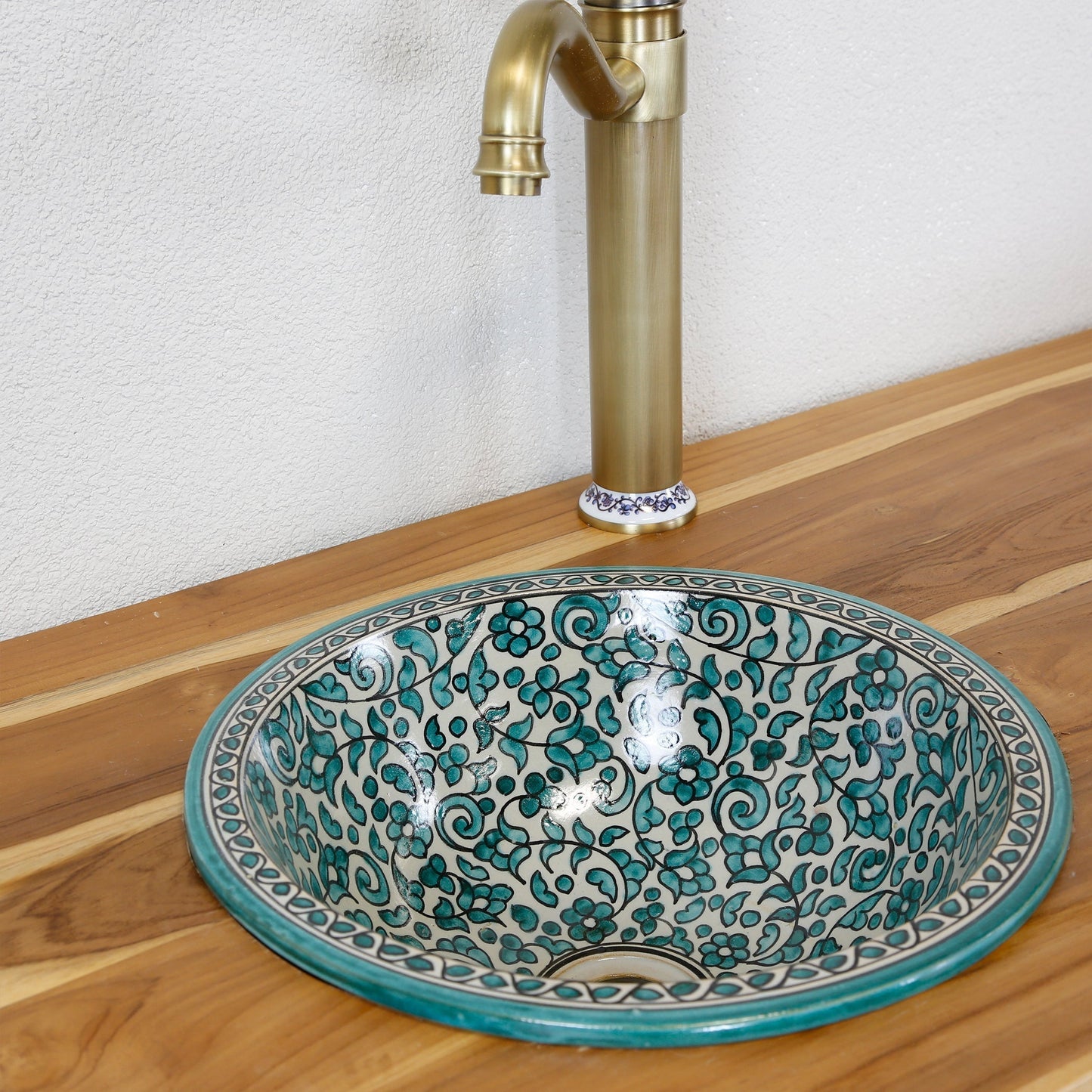 Countertop washbasin round 40 cm