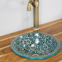 Countertop washbasin round 40 cm