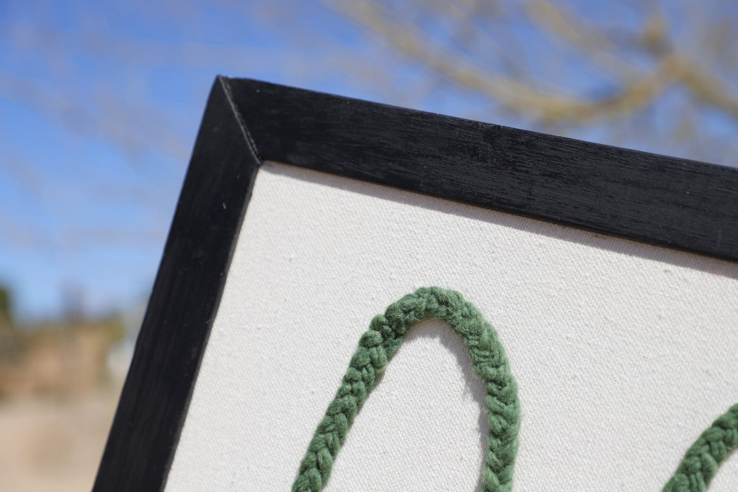 Framed Textile Wall art