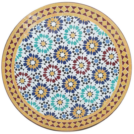 Mosaic Table D80 Ankabut Yellow