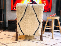 Custom walnut wood Chair