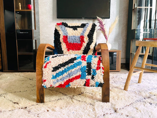 Custom walnut wood Chair