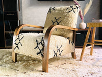 Custom walnut wood Chair