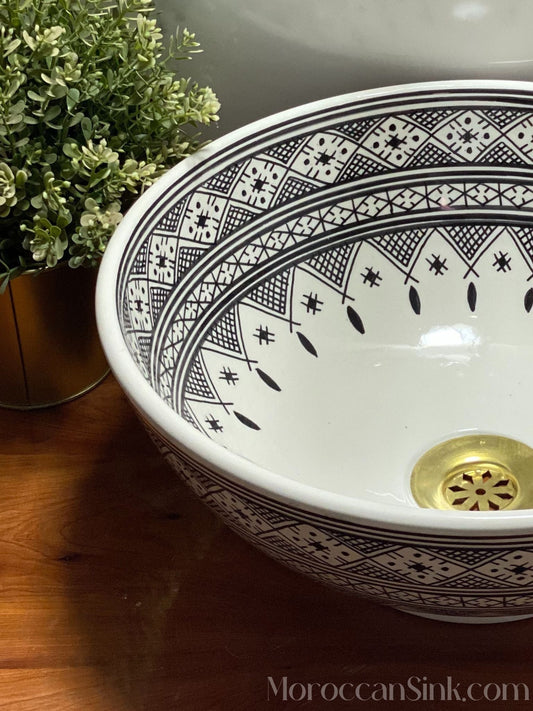 Bathroom Vessel Sink Moroccan Style