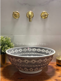 Bathroom Vessel Sink Moroccan Style