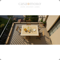 Mosaic Dining Table 120x80 White/Diamond