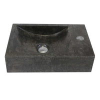Marble Washbasin Cecilia Black
