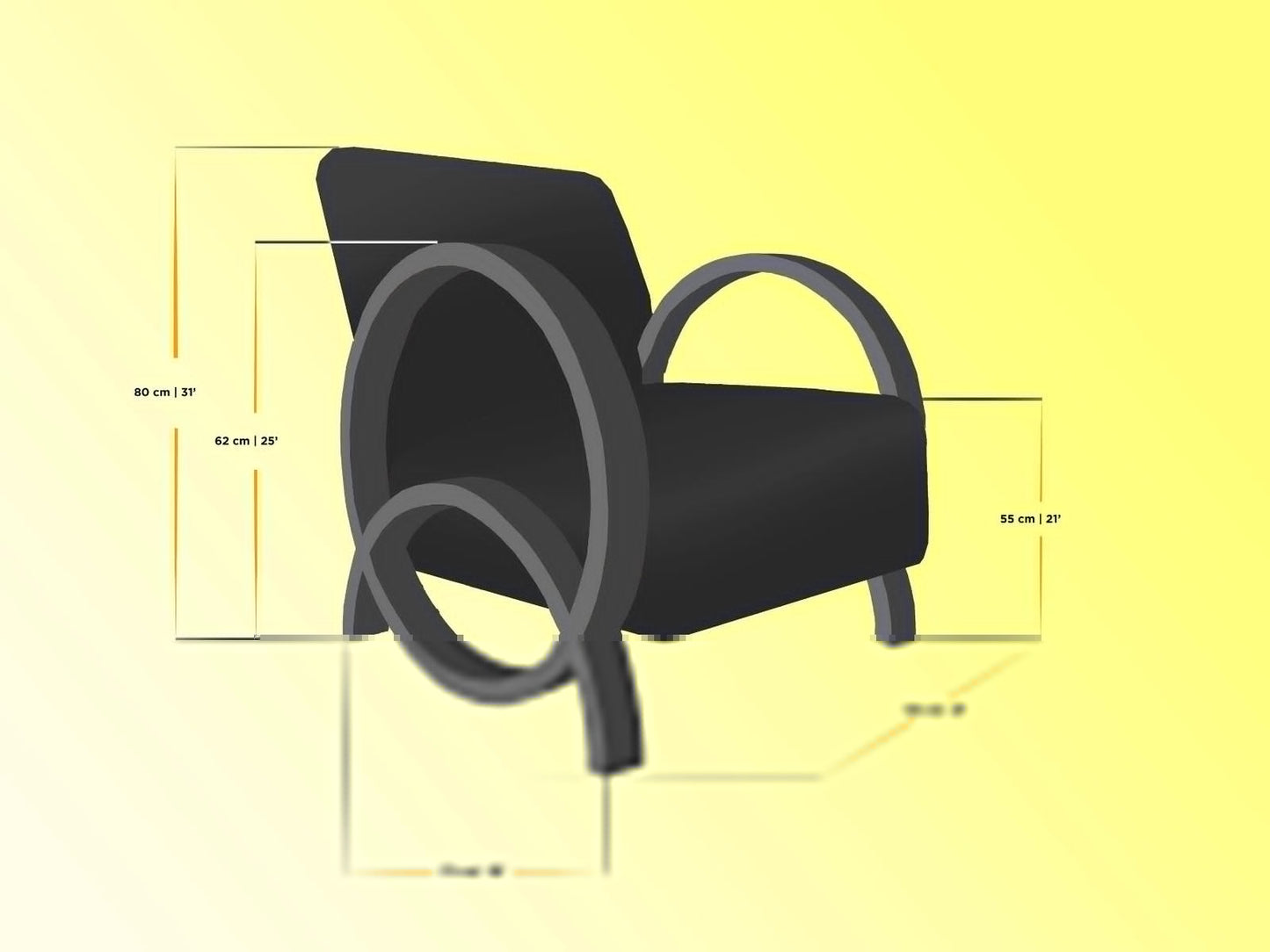 2 set of White Moroccan Wool Lounge Chair with Walnut Frame