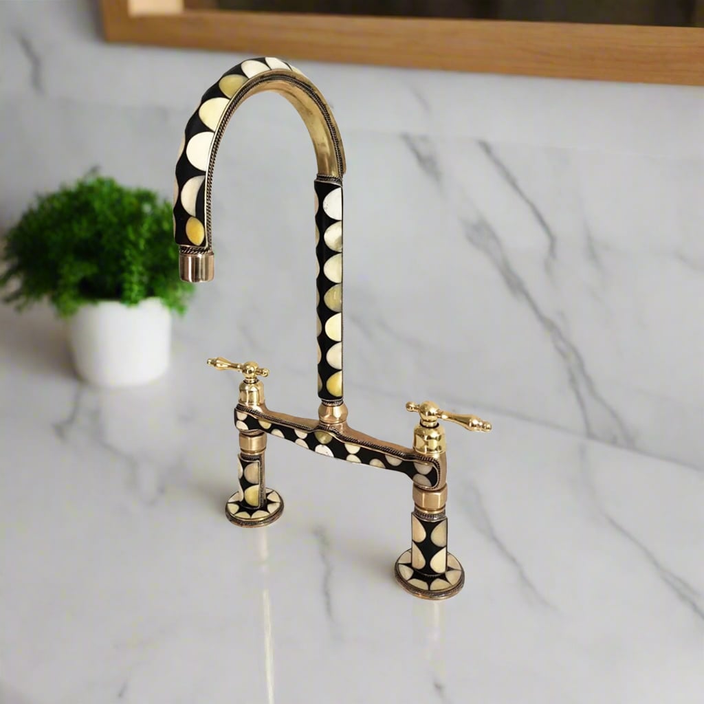 Unlacquered Brass Kitchen Faucet