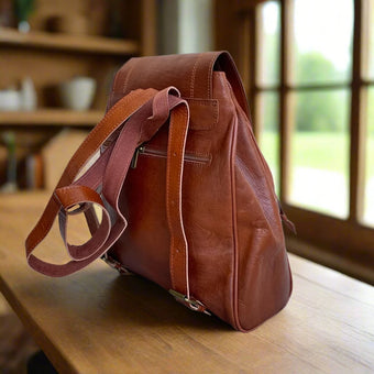 compare product Taghira Leather Backpack