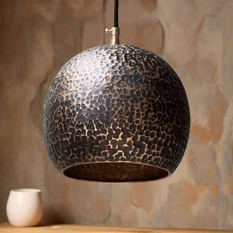 compare product Hammered Brass Ceiling Light
