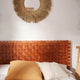 Woven Leather Headboard - Custom Made