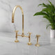 Two Handle Bridge Kitchen Faucet