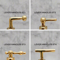 Unlacquered Brass Pot Filler Faucet