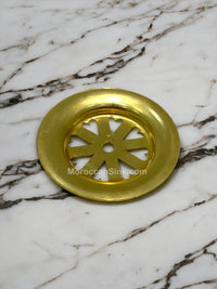 Moroccan BRASS Drain Waste For Moroccan Sink Model 4